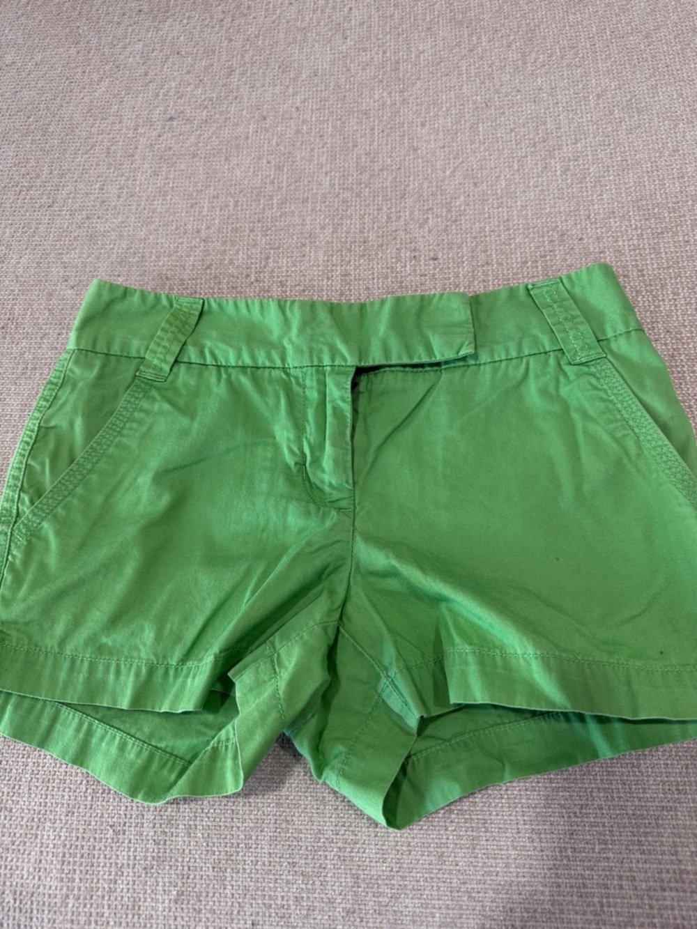 J. Crew Bright Green Cotton Shorts